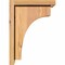 Ekena Millwork Huntington Smooth Corbel w/Backplate, Western Red Cedar, 7 1/2"W x 10"D x 14"H COR08X10X14HUN01SWR - alternate 2